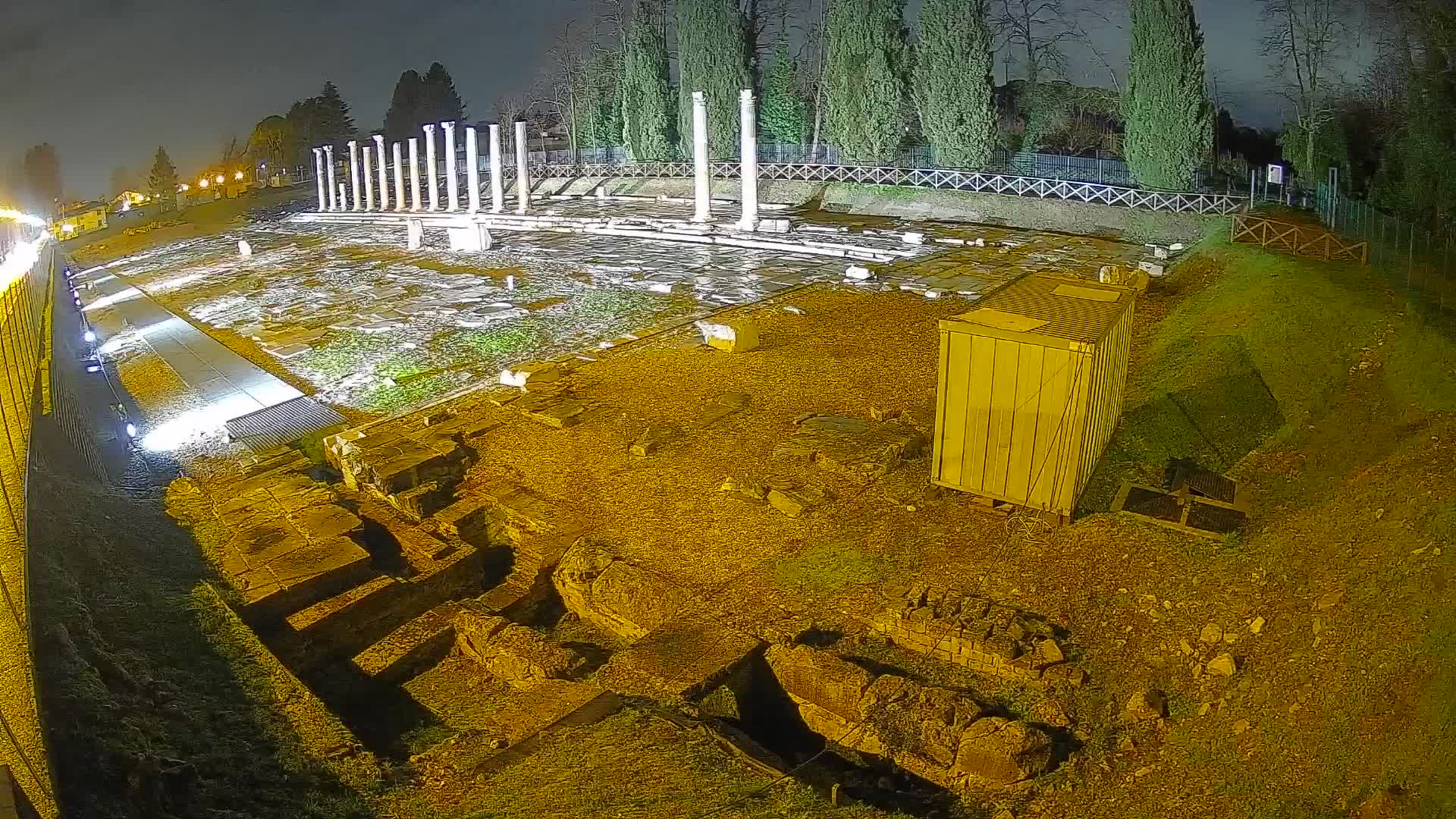 Webcam Foro Romano di Aquileia – Live View of the Ancient Roman Forum