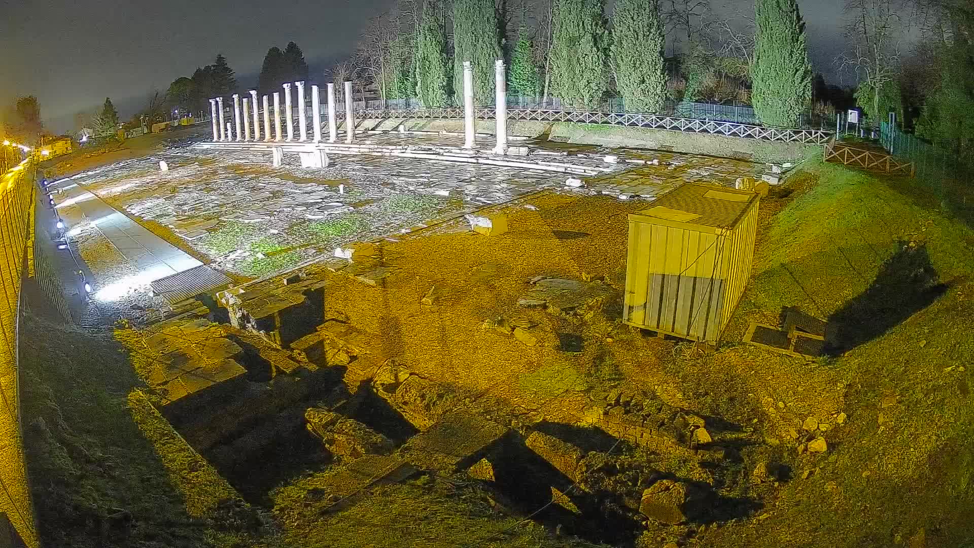 Webcam Foro Romano di Aquileia – Live View of the Ancient Roman Forum
