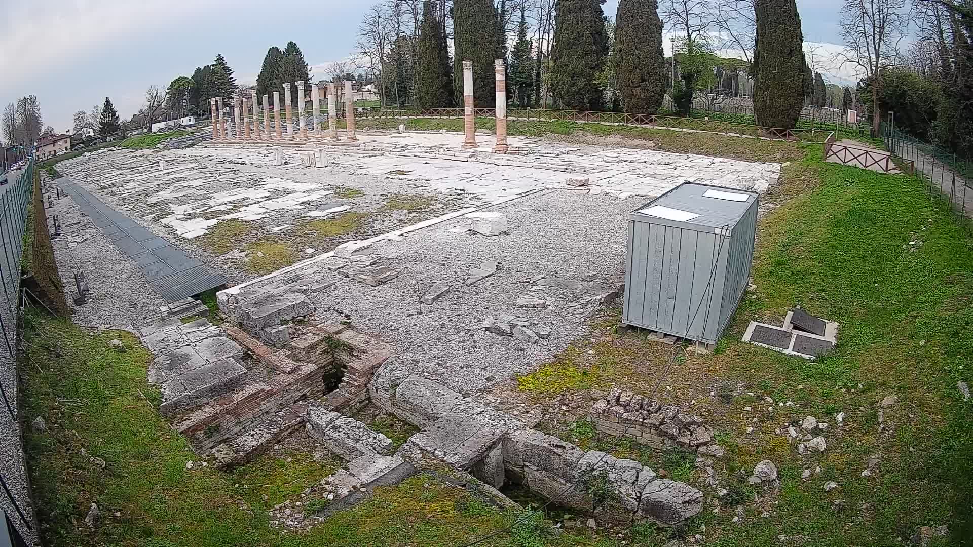 Webcam Foro Romano di Aquileia – Live View of the Ancient Roman Forum