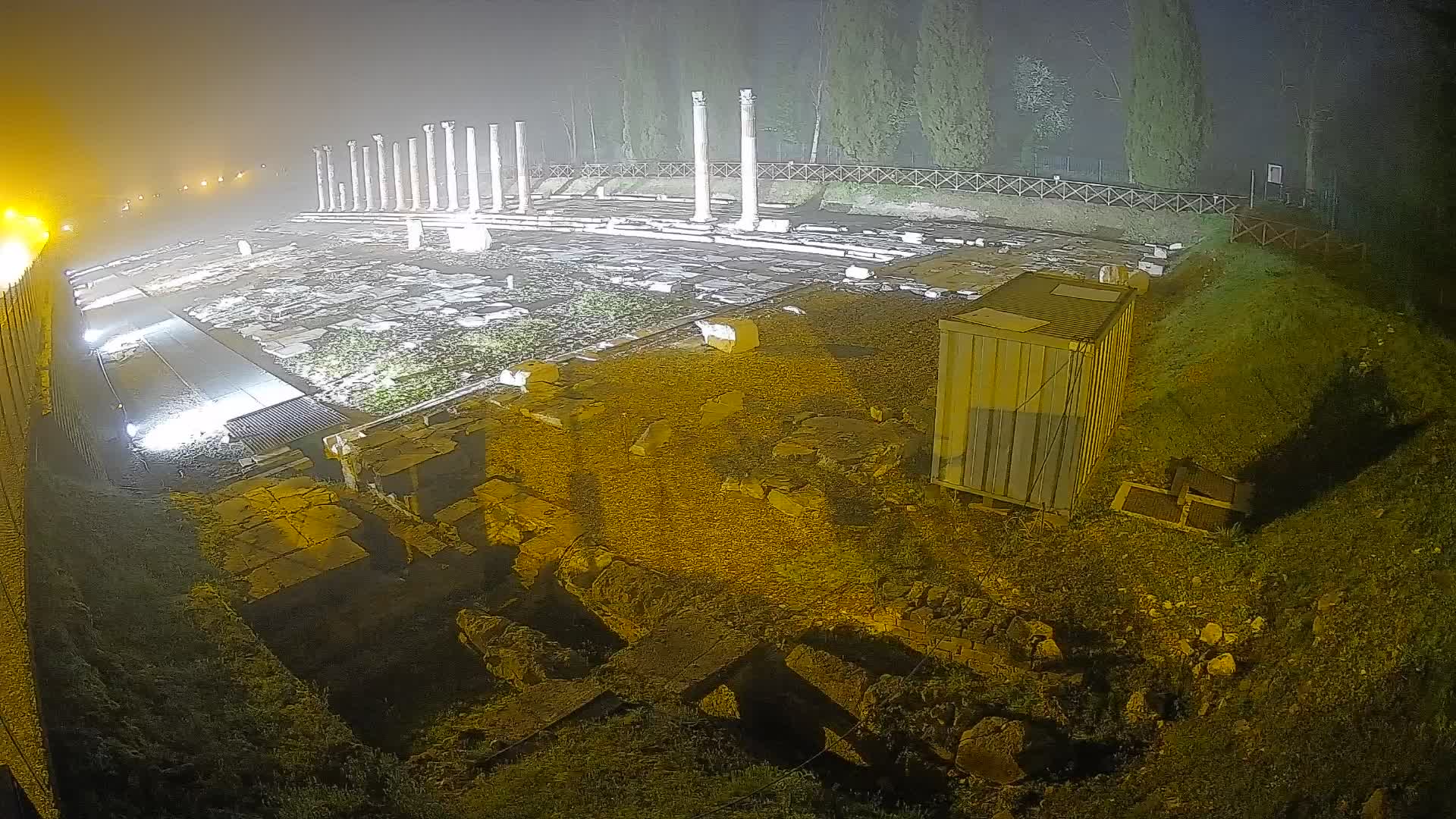 Webcam Foro Romano de Aquileia – Vista en vivo del Foro Romano