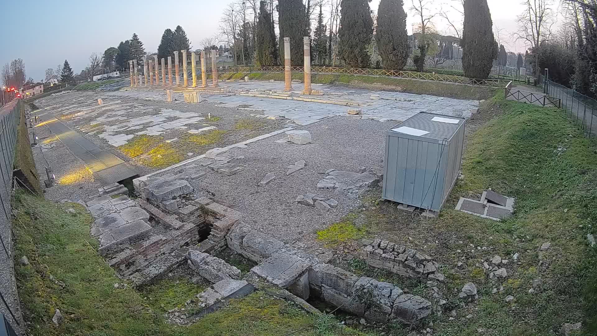 Webcam Foro Romano di Aquileia – Live View of the Ancient Roman Forum