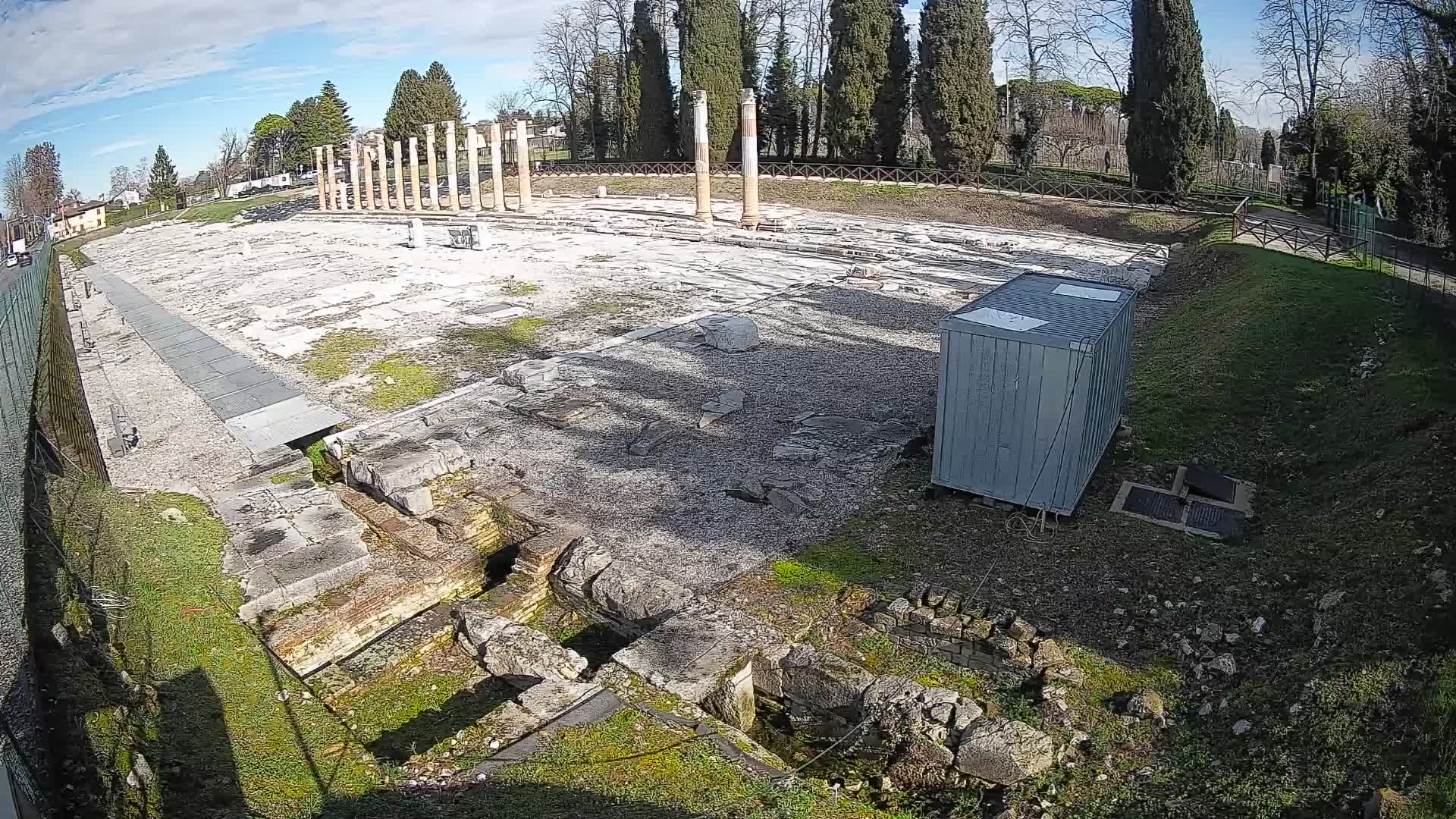 Webcam Foro Romano di Aquileia – Live View of the Ancient Roman Forum