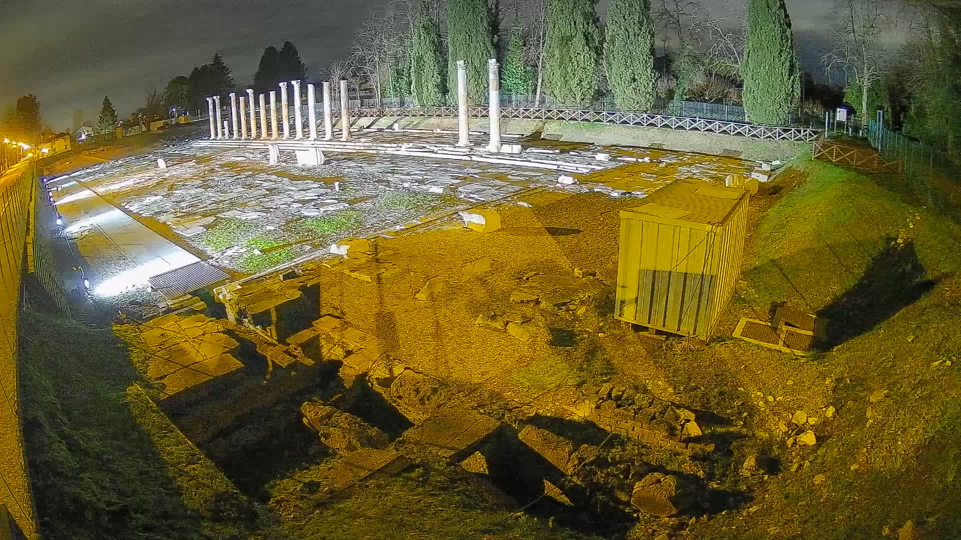 Webcam Forum Romanum von Aquileia – Liveblick auf das antike Zentrum