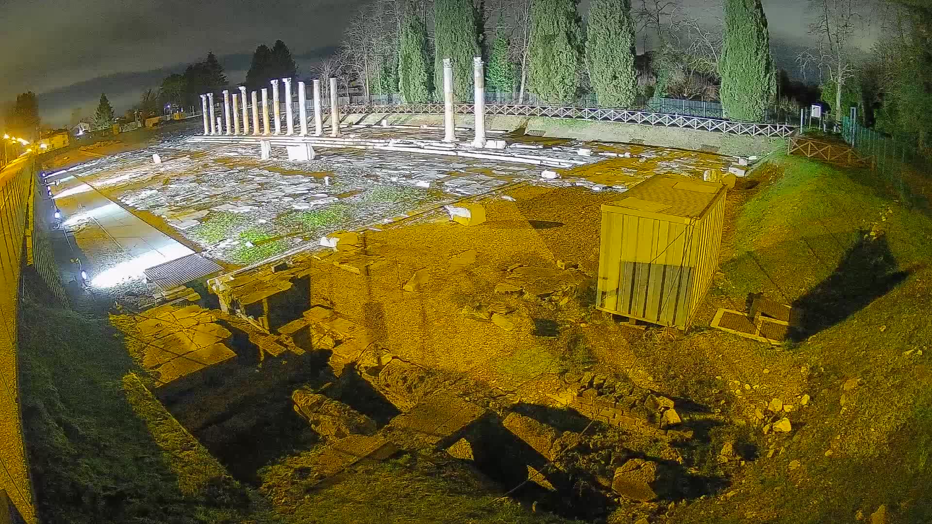 Webcam Foro Romano di Aquileia – Live View of the Ancient Roman Forum
