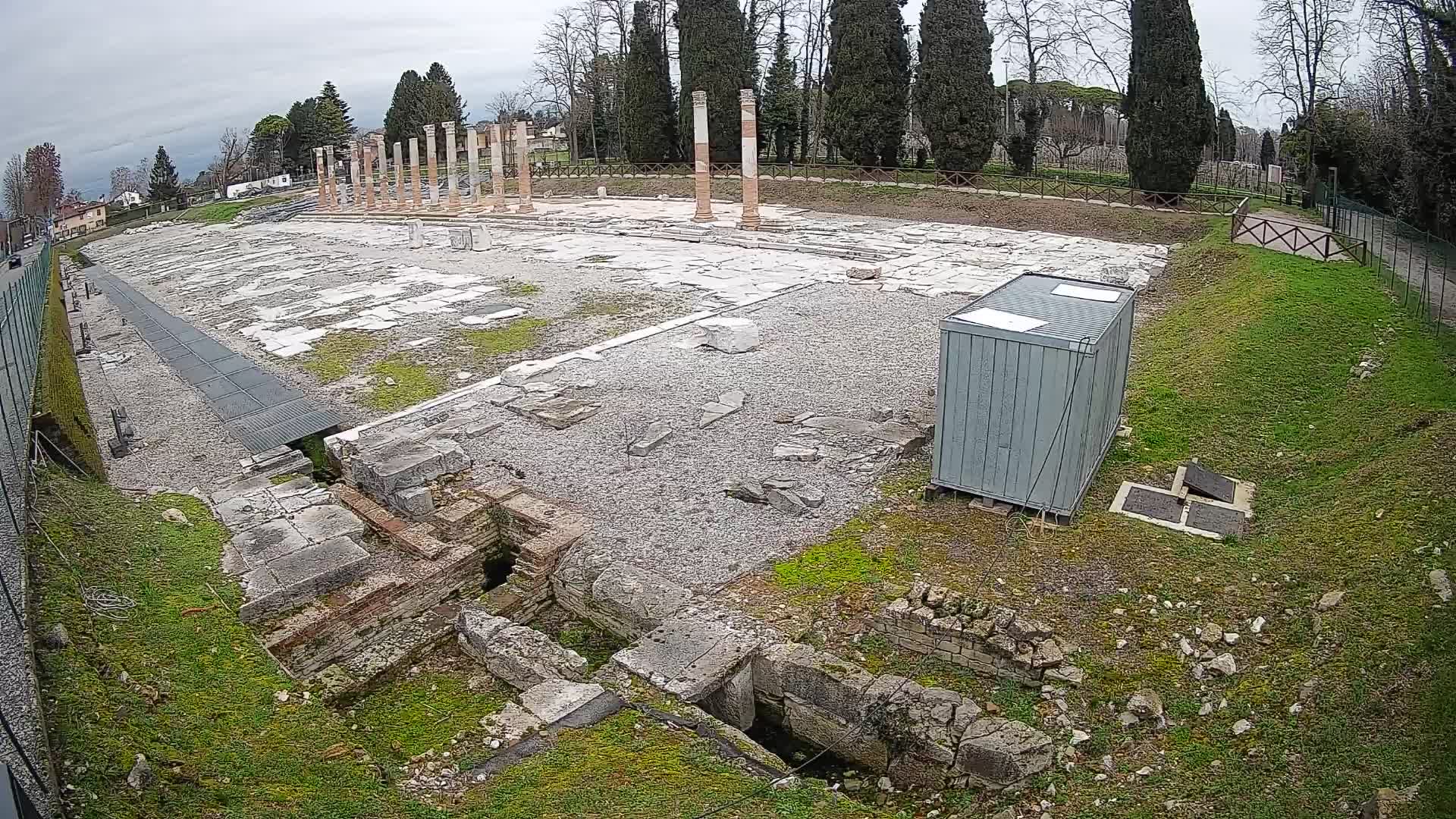 Webcam Foro Romano di Aquileia – Live View of the Ancient Roman Forum