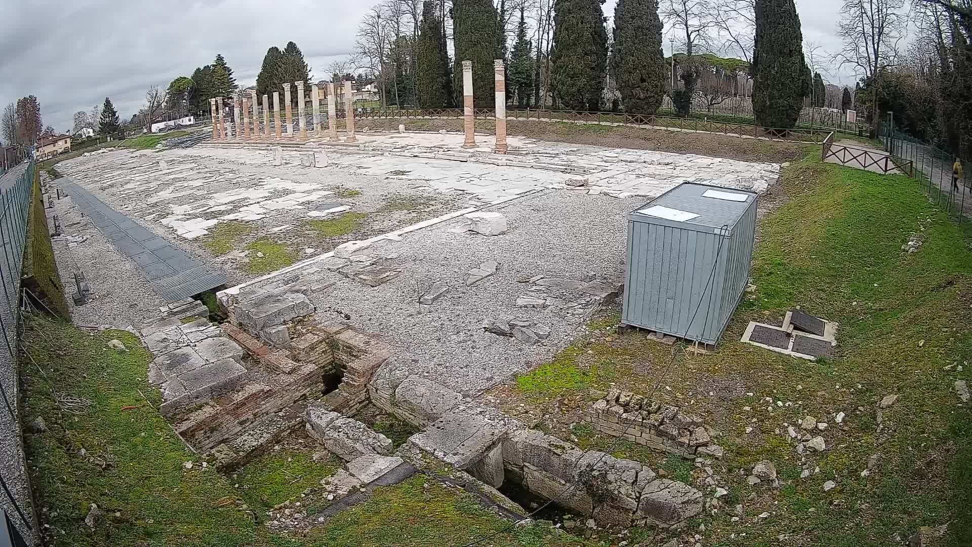 Webcam du Forum Romain d’Aquilée – Vue en direct du site antique