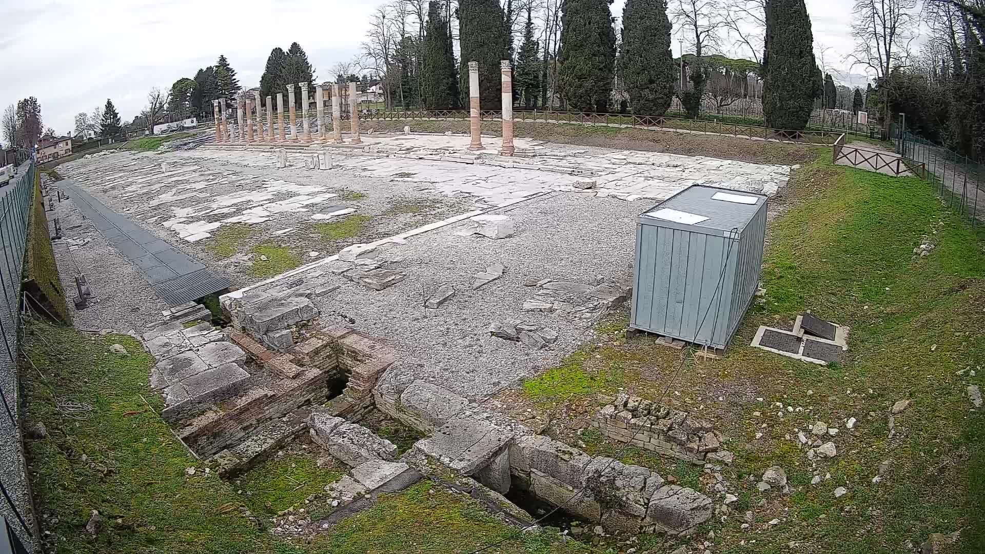 Webcam Forum Romanum von Aquileia – Liveblick auf das antike Zentrum