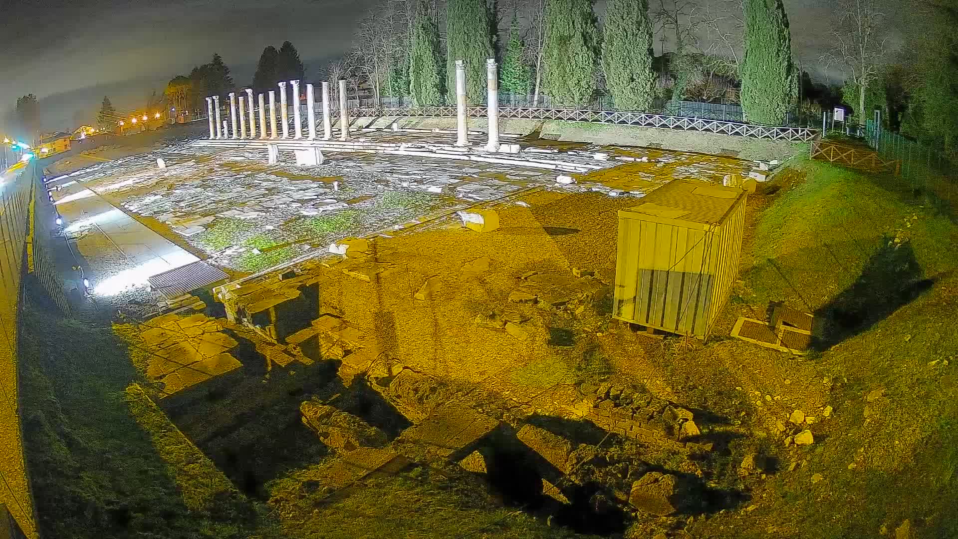 Webcam Foro Romano di Aquileia – Live View of the Ancient Roman Forum