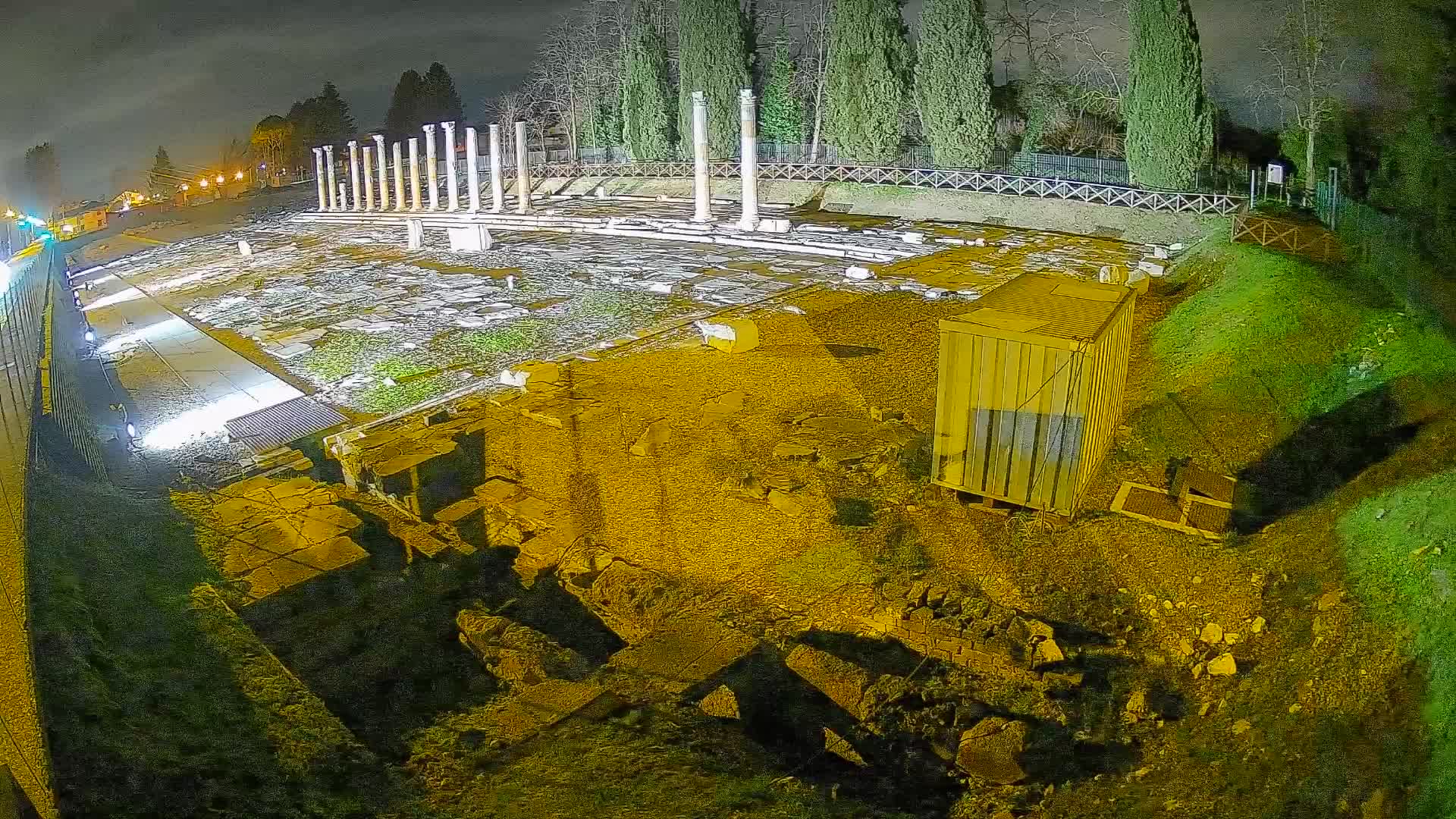 Webcam Foro Romano de Aquileia – Vista en vivo del Foro Romano