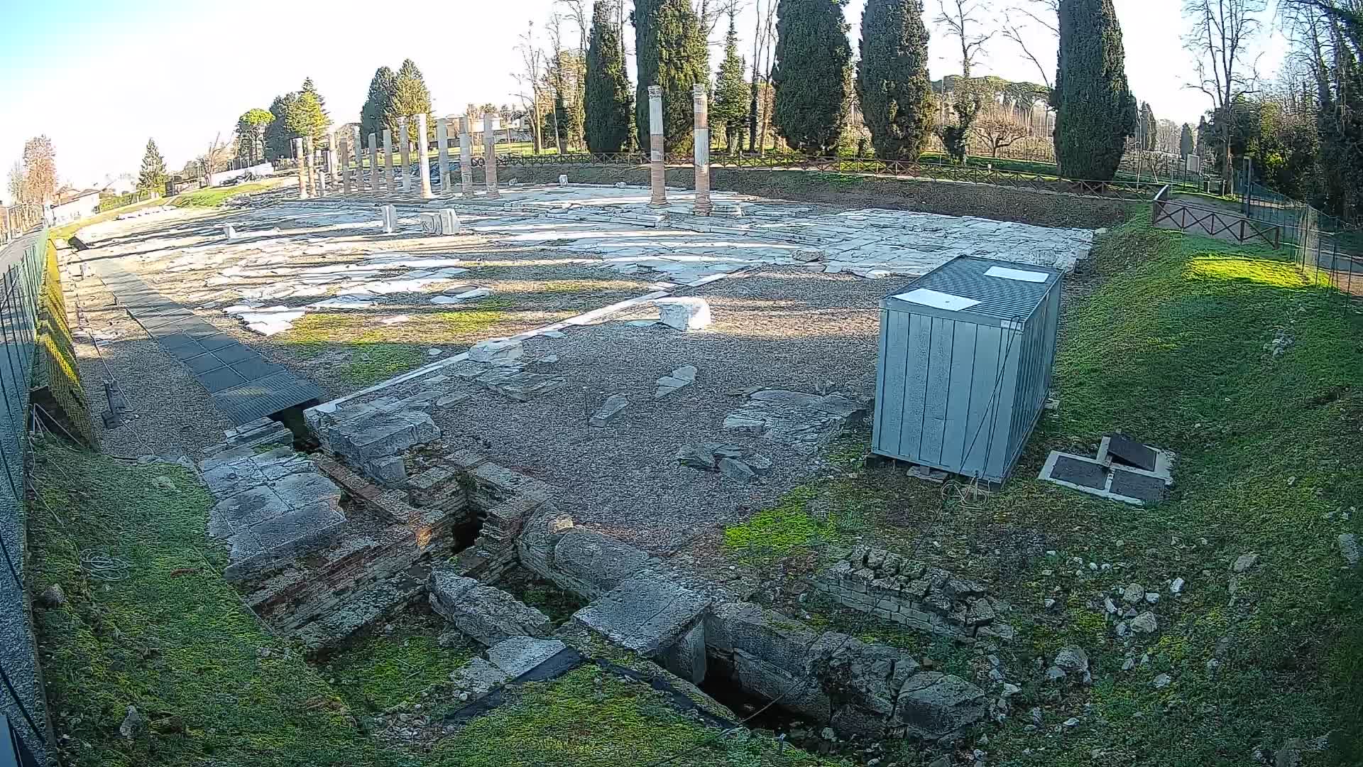 Webcam Forum Romanum von Aquileia – Liveblick auf das antike Zentrum