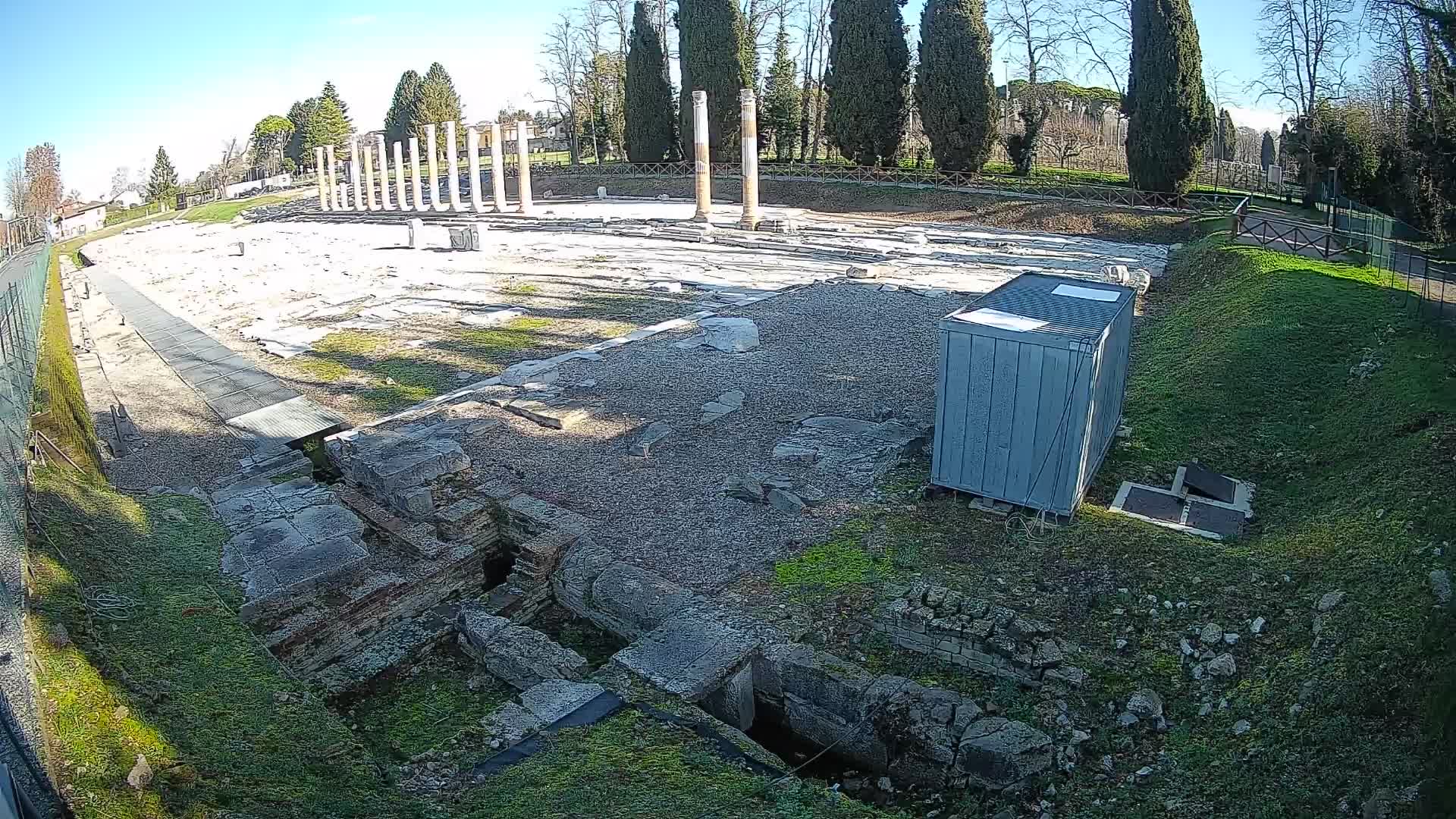 Webcam Foro Romano di Aquileia – Live View of the Ancient Roman Forum
