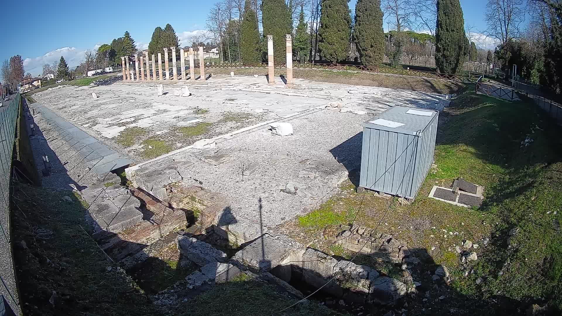 Webcam du Forum Romain d’Aquilée – Vue en direct du site antique