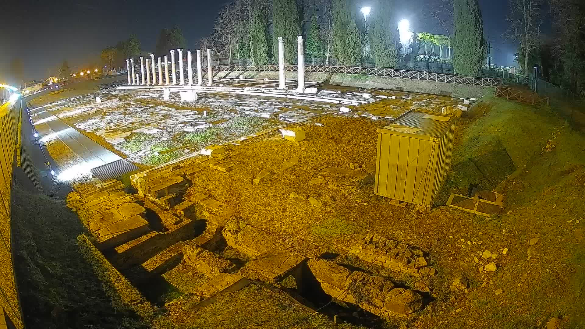 Webcam du Forum Romain d’Aquilée – Vue en direct du site antique