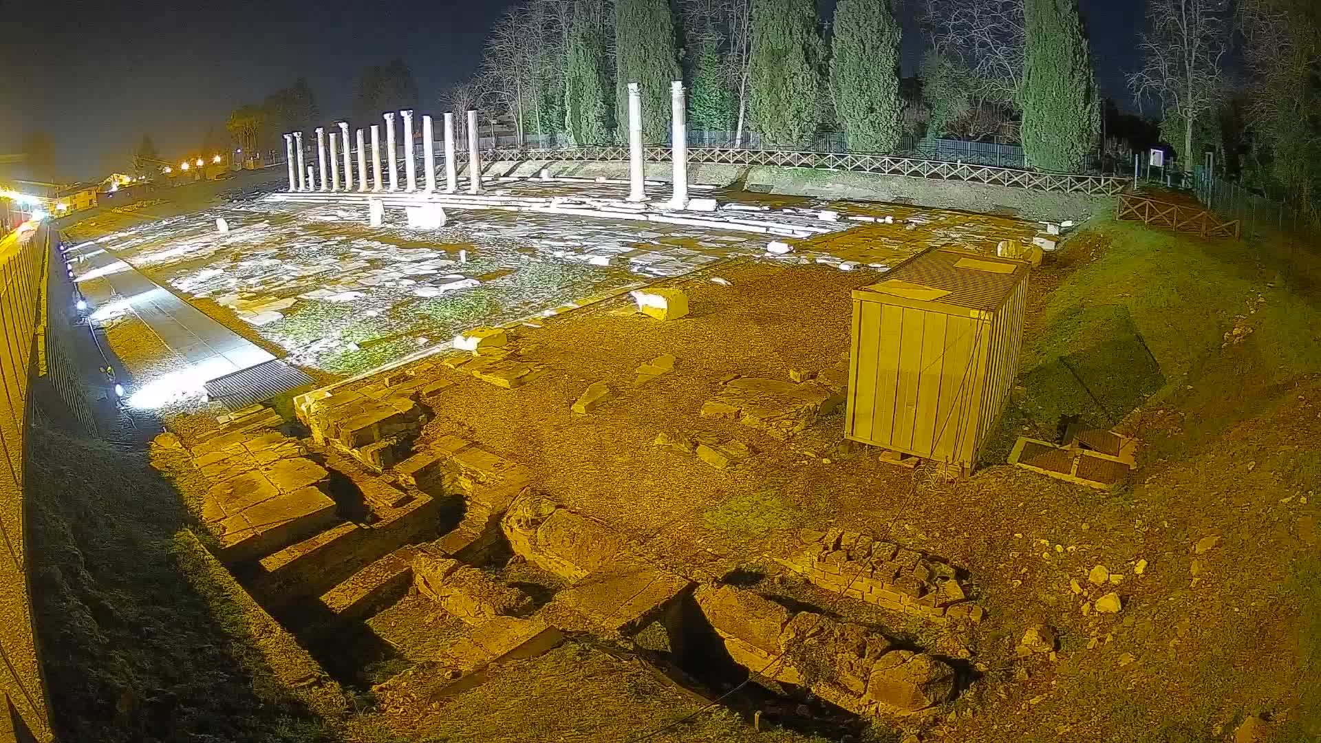Webcam Forum Romanum von Aquileia – Liveblick auf das antike Zentrum