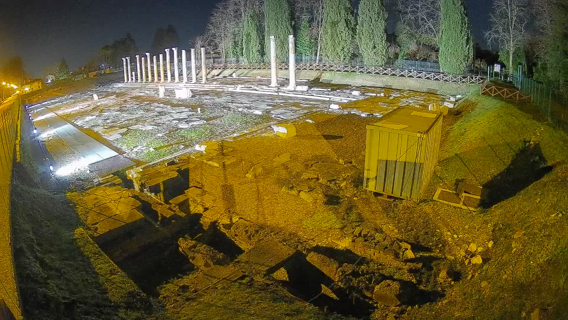 Webcam Forum Romanum von Aquileia – Liveblick auf das antike Zentrum