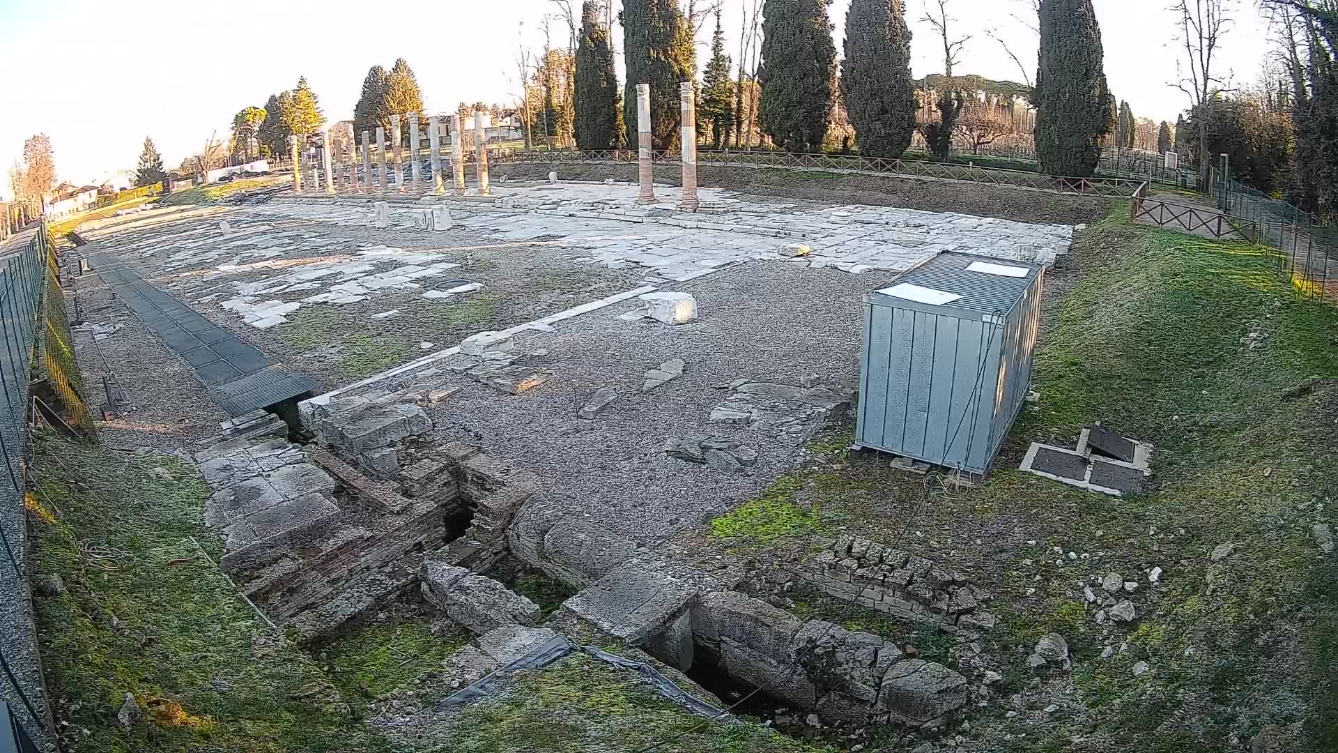 Webcam Forum Romanum von Aquileia – Liveblick auf das antike Zentrum
