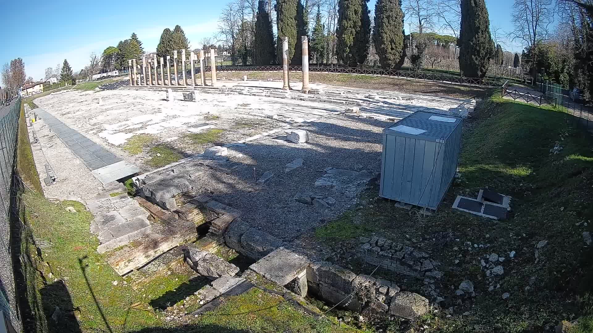 Webcam Foro Romano di Aquileia – Live View of the Ancient Roman Forum