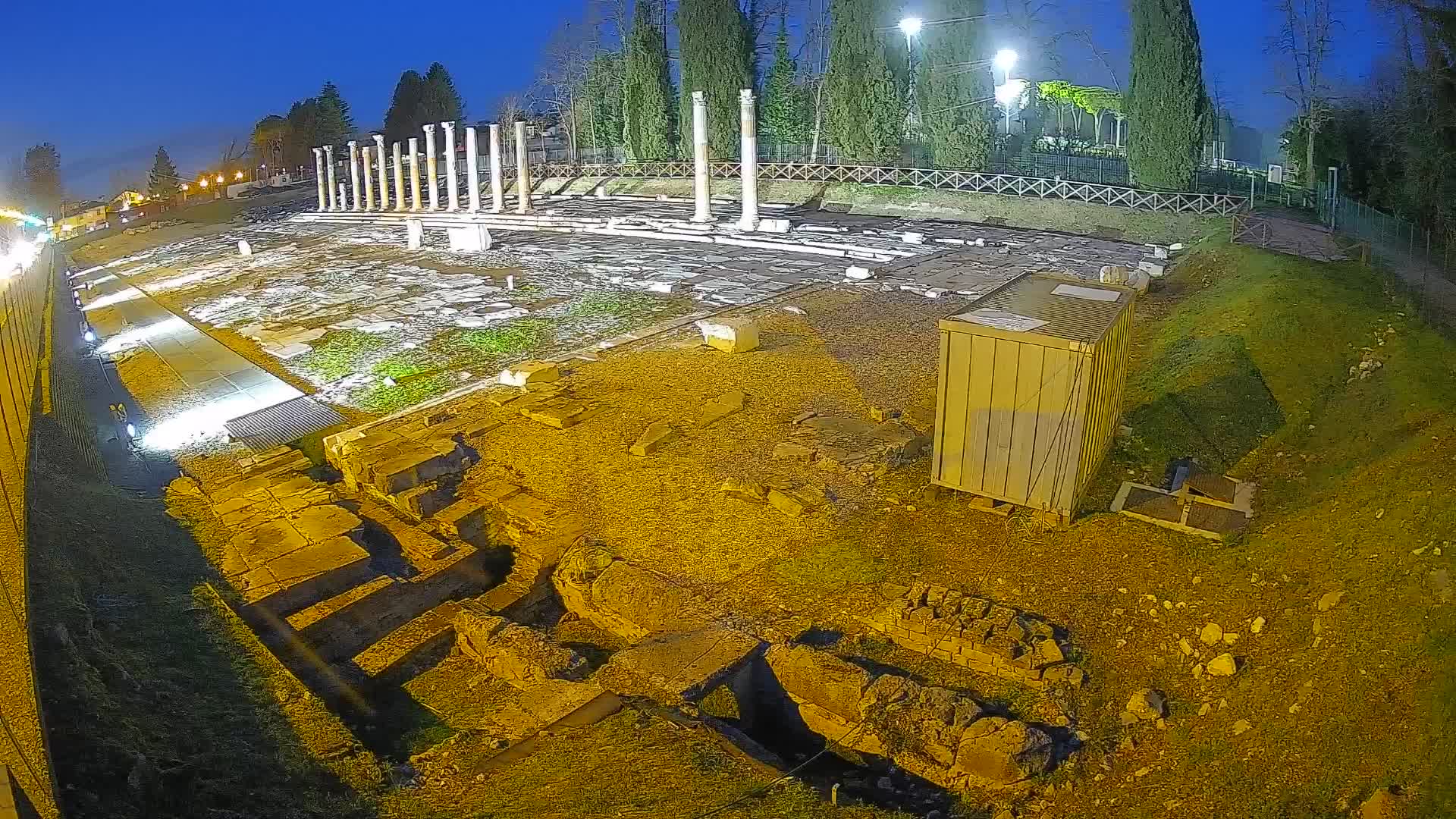 Webcam Forum Romanum von Aquileia – Liveblick auf das antike Zentrum