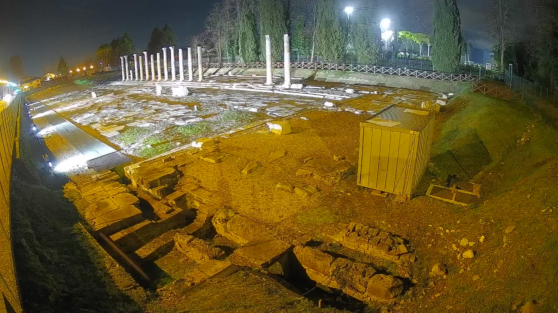 Webcam Forum Romanum von Aquileia – Liveblick auf das antike Zentrum