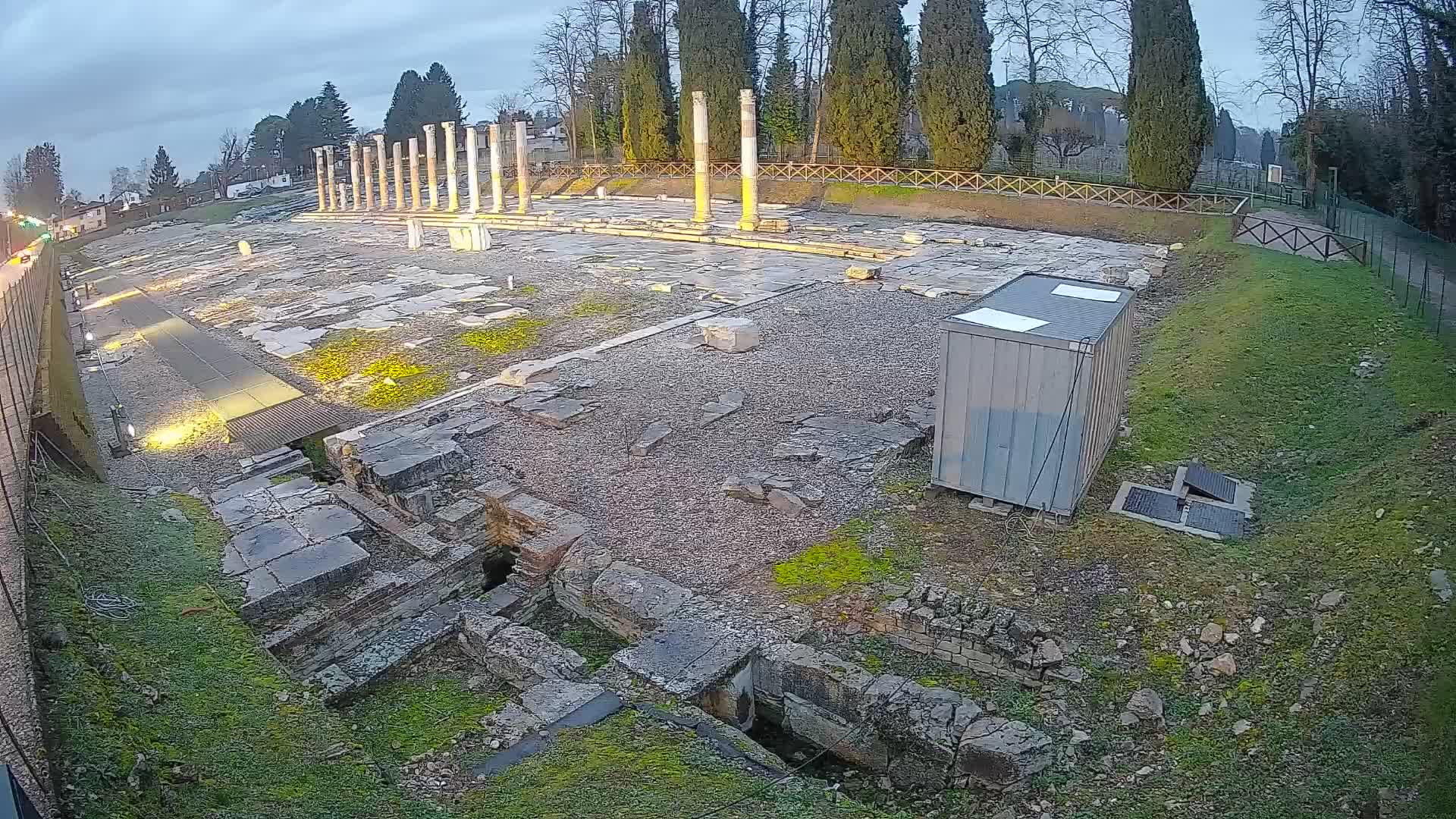 Webcam Forum Romanum von Aquileia – Liveblick auf das antike Zentrum