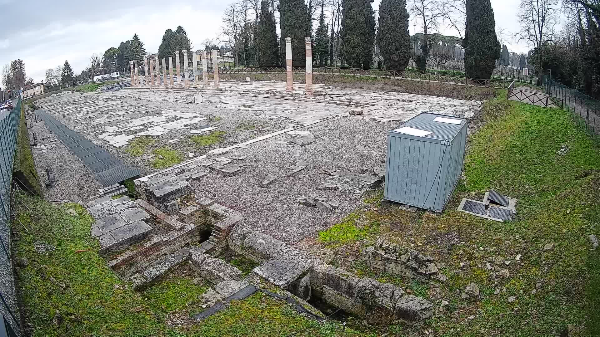 Webcam Forum Romanum von Aquileia – Liveblick auf das antike Zentrum