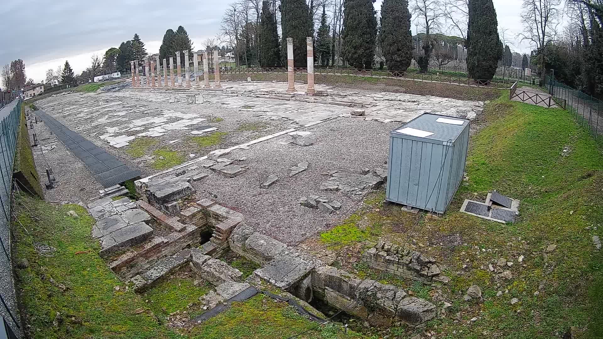 Webcam Foro Romano de Aquileia – Vista en vivo del Foro Romano