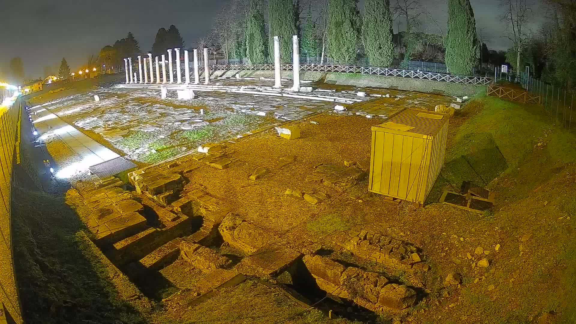 Webcam du Forum Romain d’Aquilée – Vue en direct du site antique