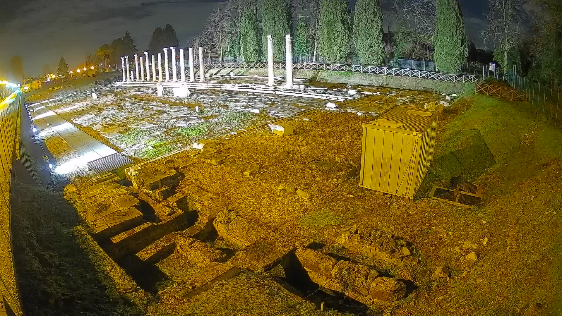 Webcam Foro Romano di Aquileia – Live View of the Ancient Roman Forum