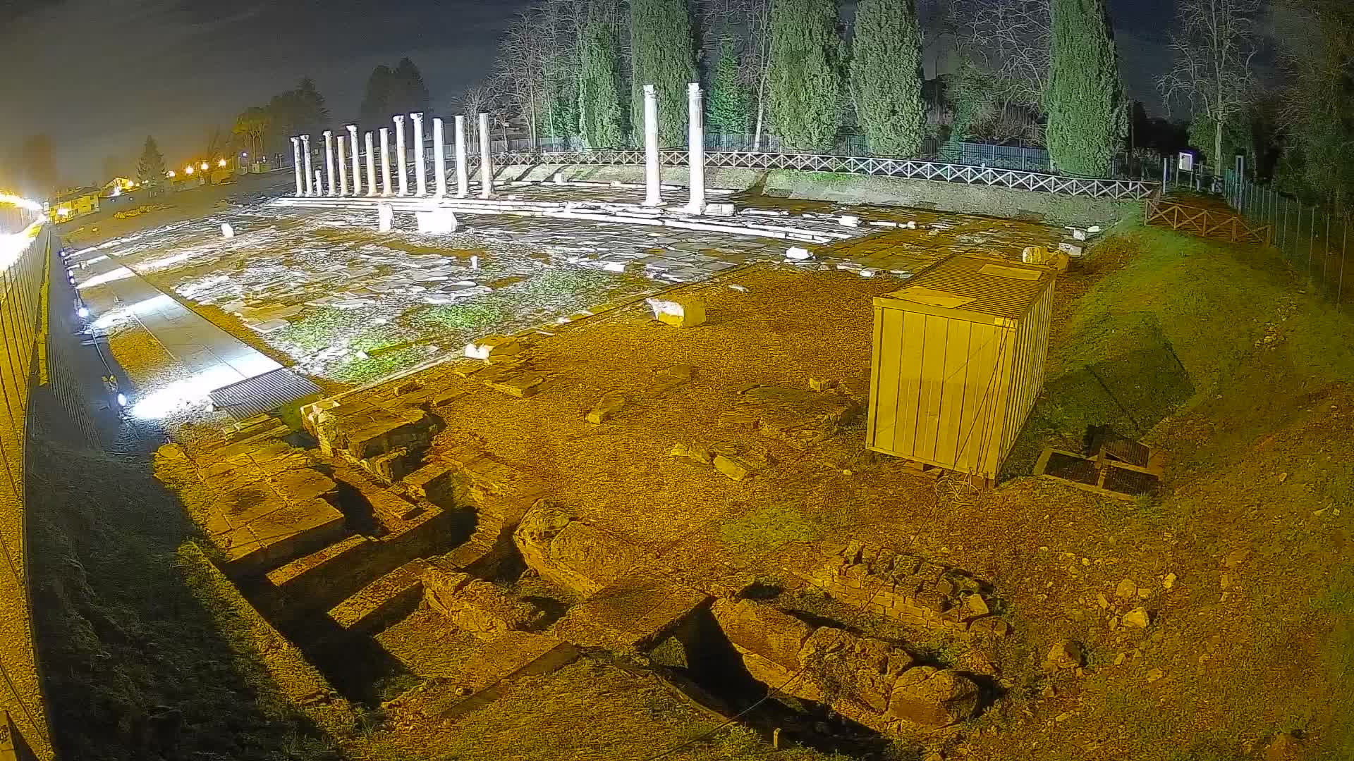 Webcam Forum Romanum von Aquileia – Liveblick auf das antike Zentrum