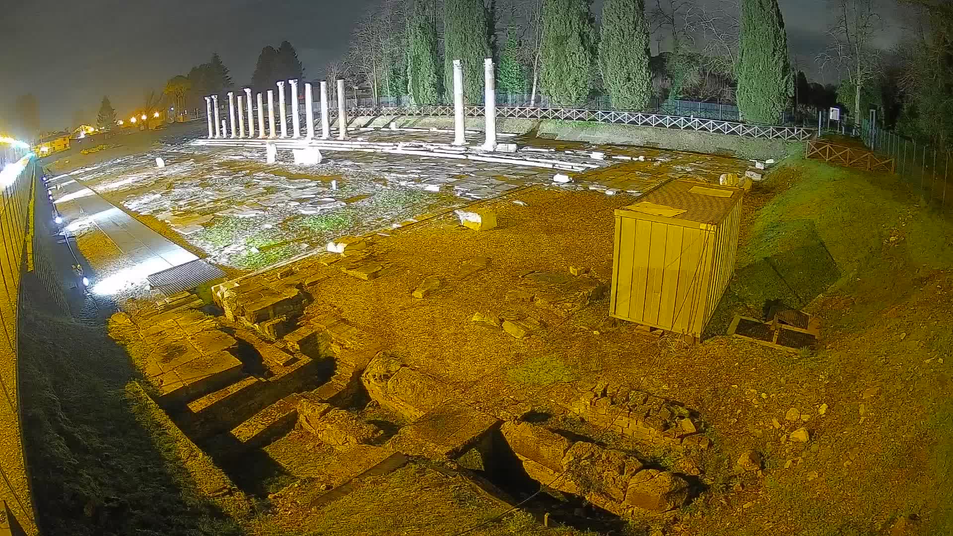 Webcam Forum Romanum von Aquileia – Liveblick auf das antike Zentrum