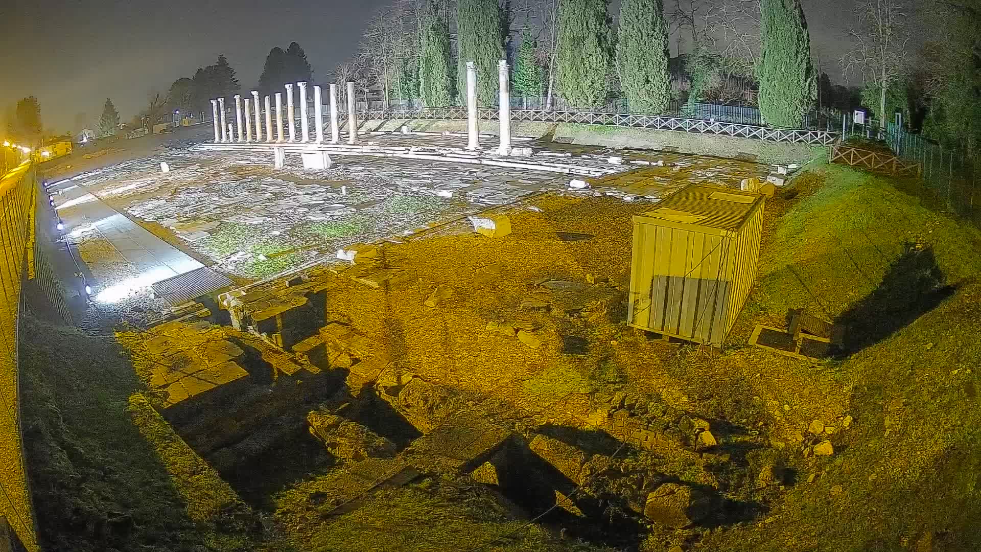 Webcam Forum Romanum von Aquileia – Liveblick auf das antike Zentrum