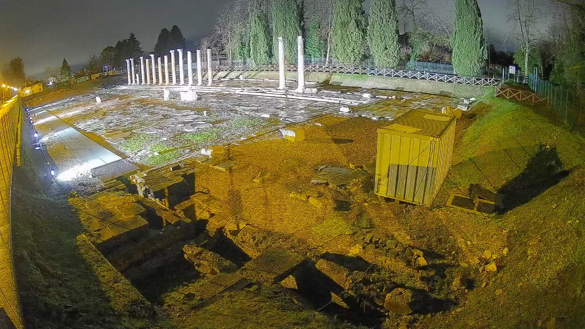 Webcam Foro Romano di Aquileia – Live View of the Ancient Roman Forum