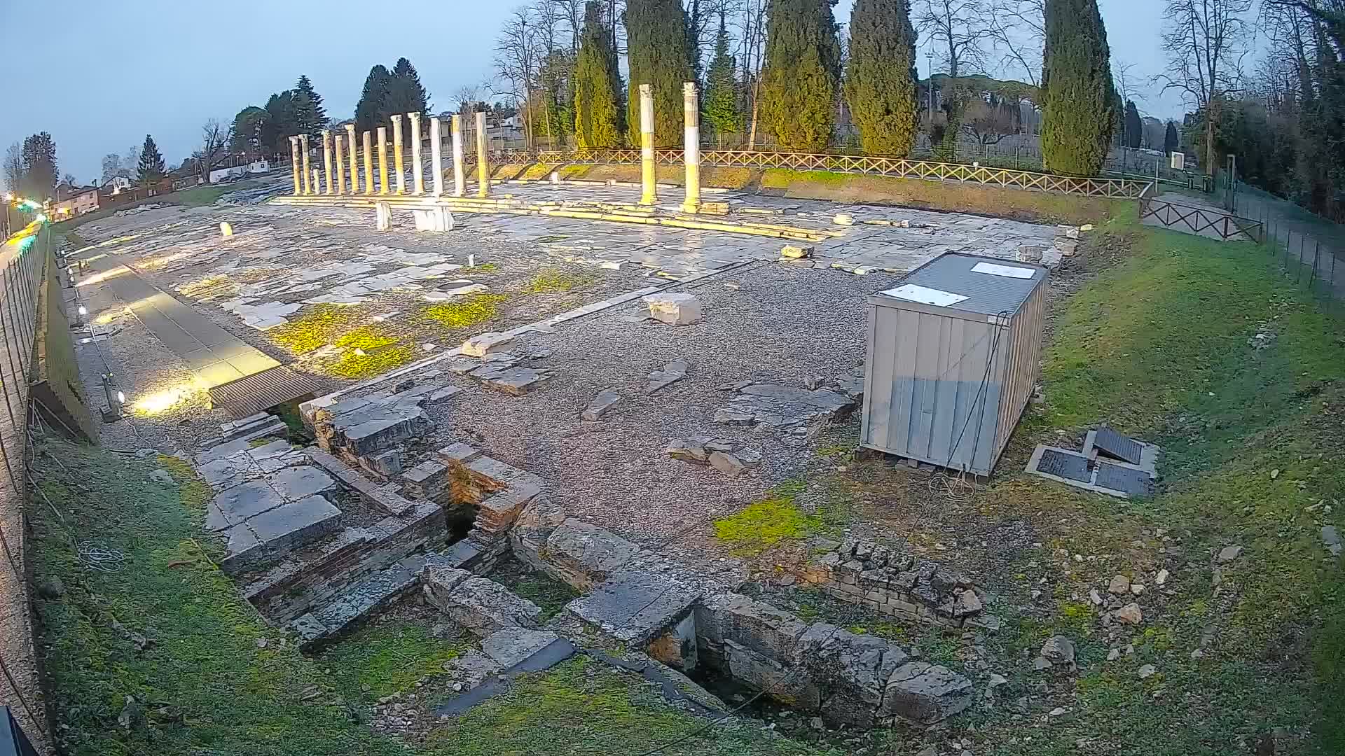 Webcam Foro Romano di Aquileia – Live View of the Ancient Roman Forum