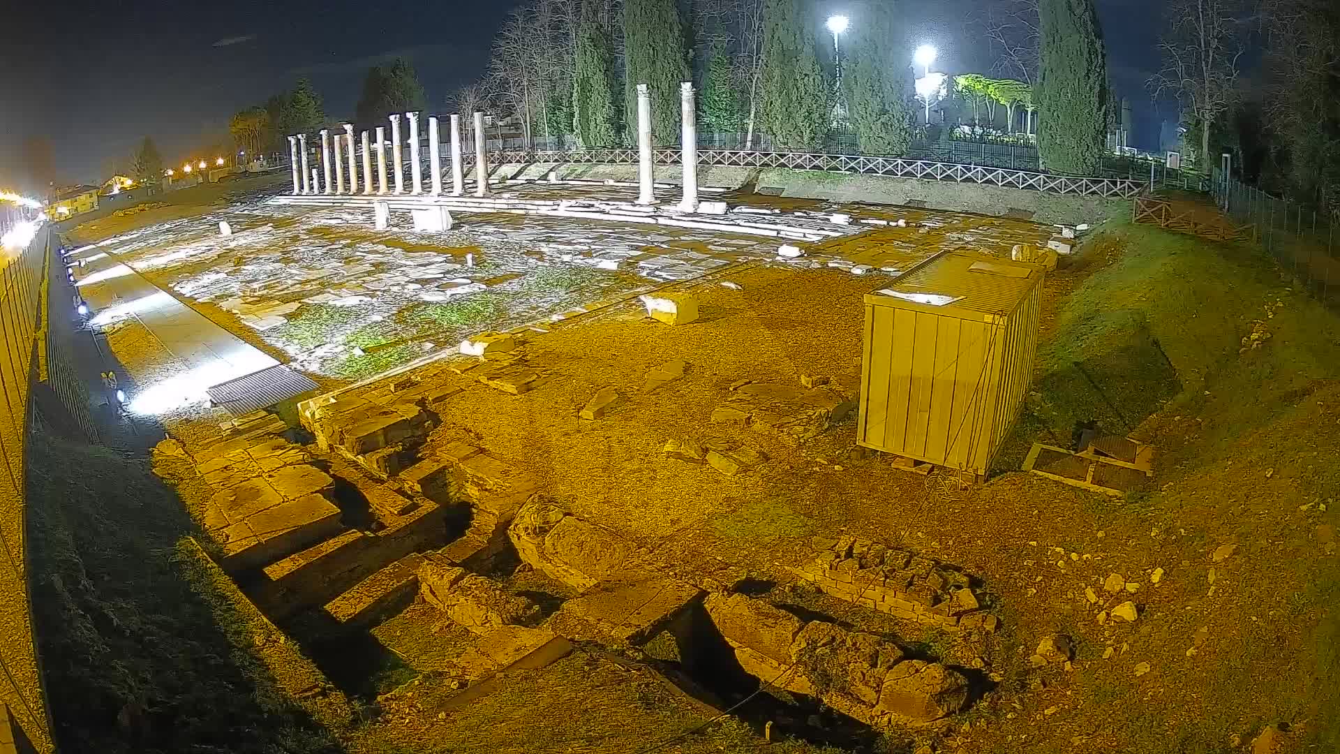 Webcam Forum Romanum von Aquileia – Liveblick auf das antike Zentrum