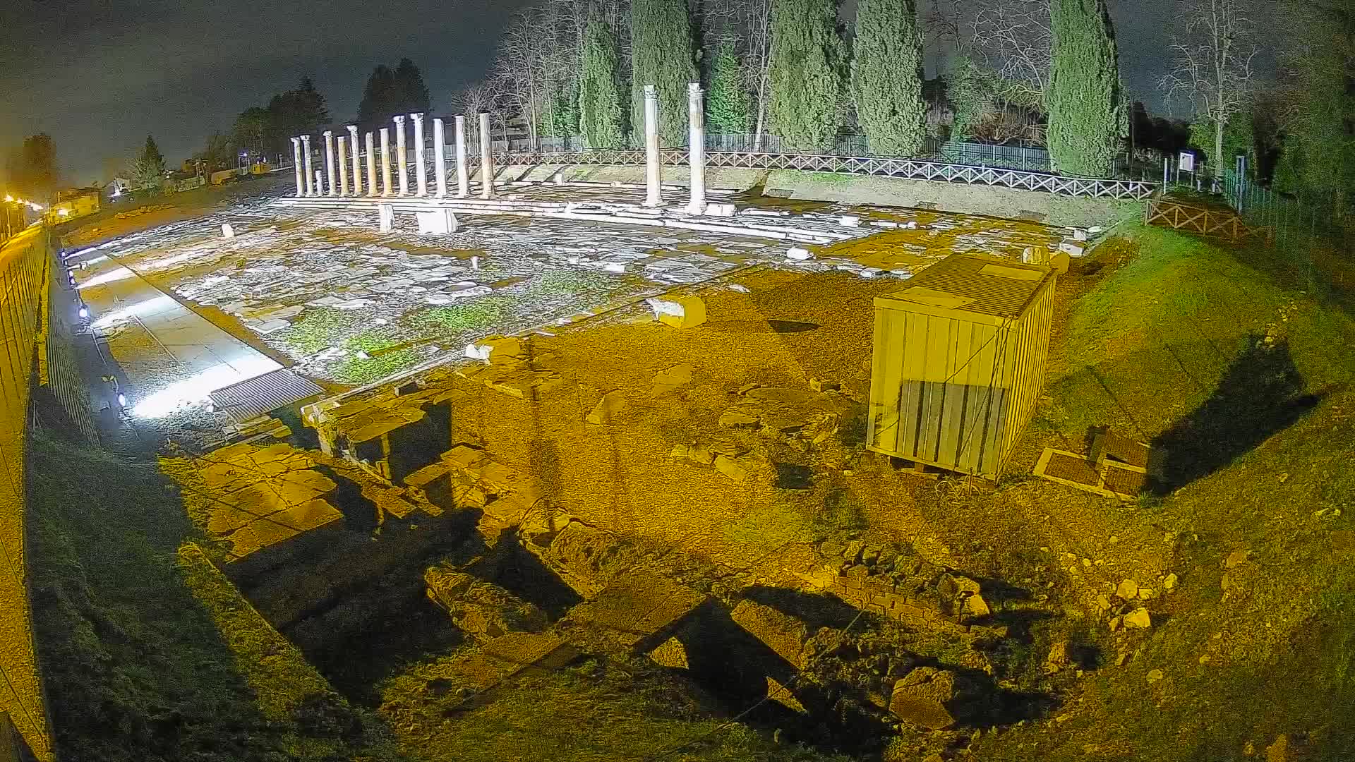 Webcam Foro Romano di Aquileia – Live View of the Ancient Roman Forum