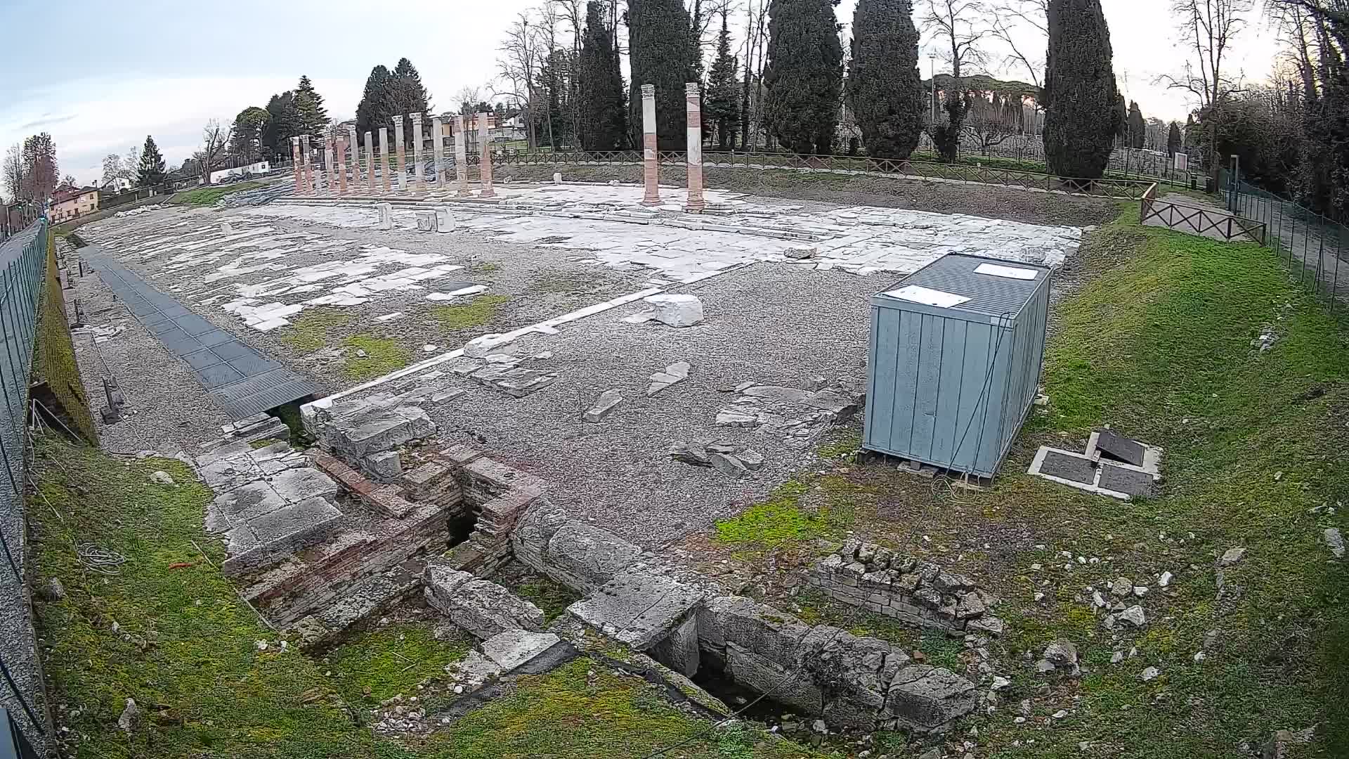 Webcam Foro Romano di Aquileia – Live View of the Ancient Roman Forum