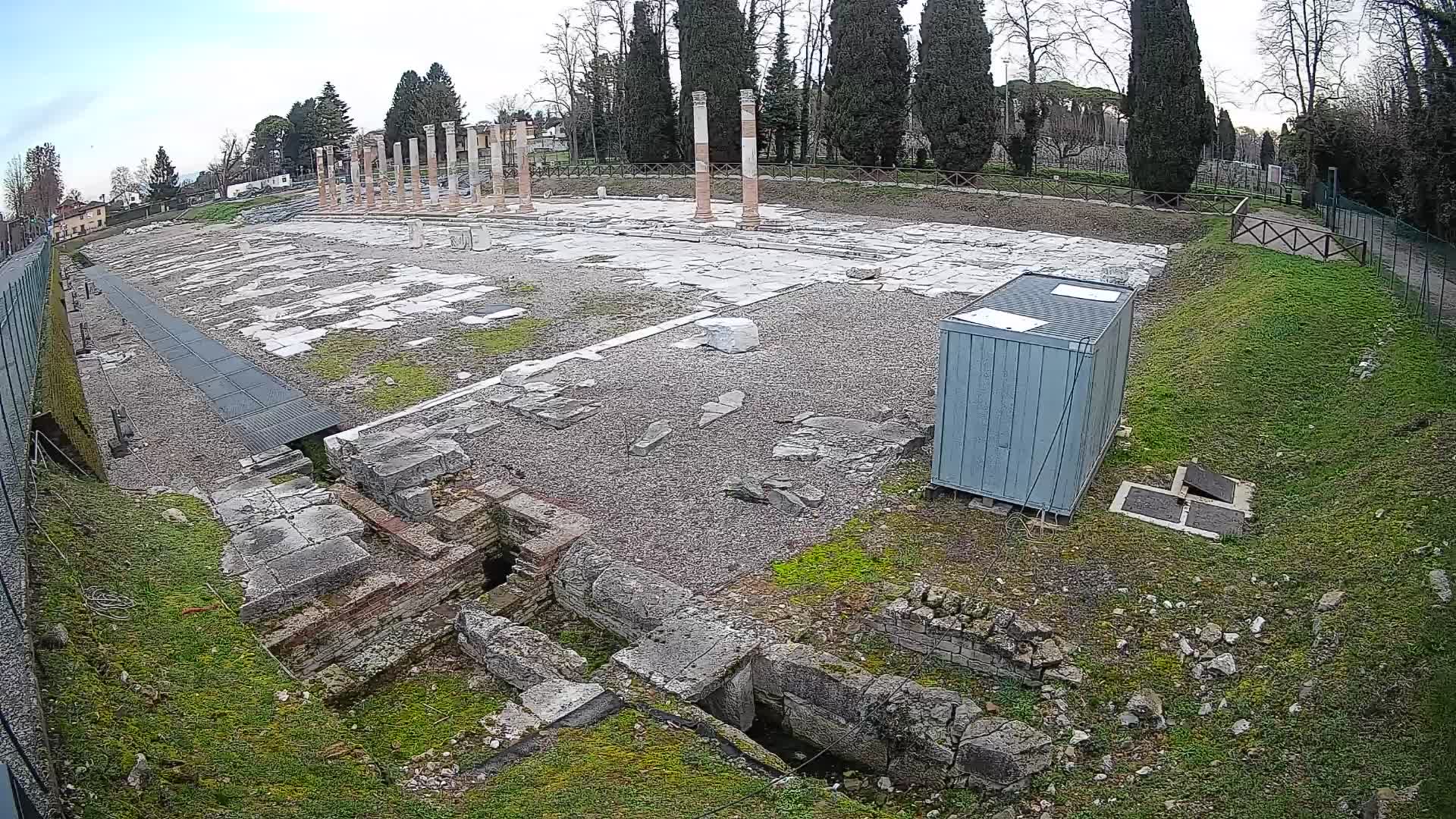 Webcam Forum Romanum von Aquileia – Liveblick auf das antike Zentrum
