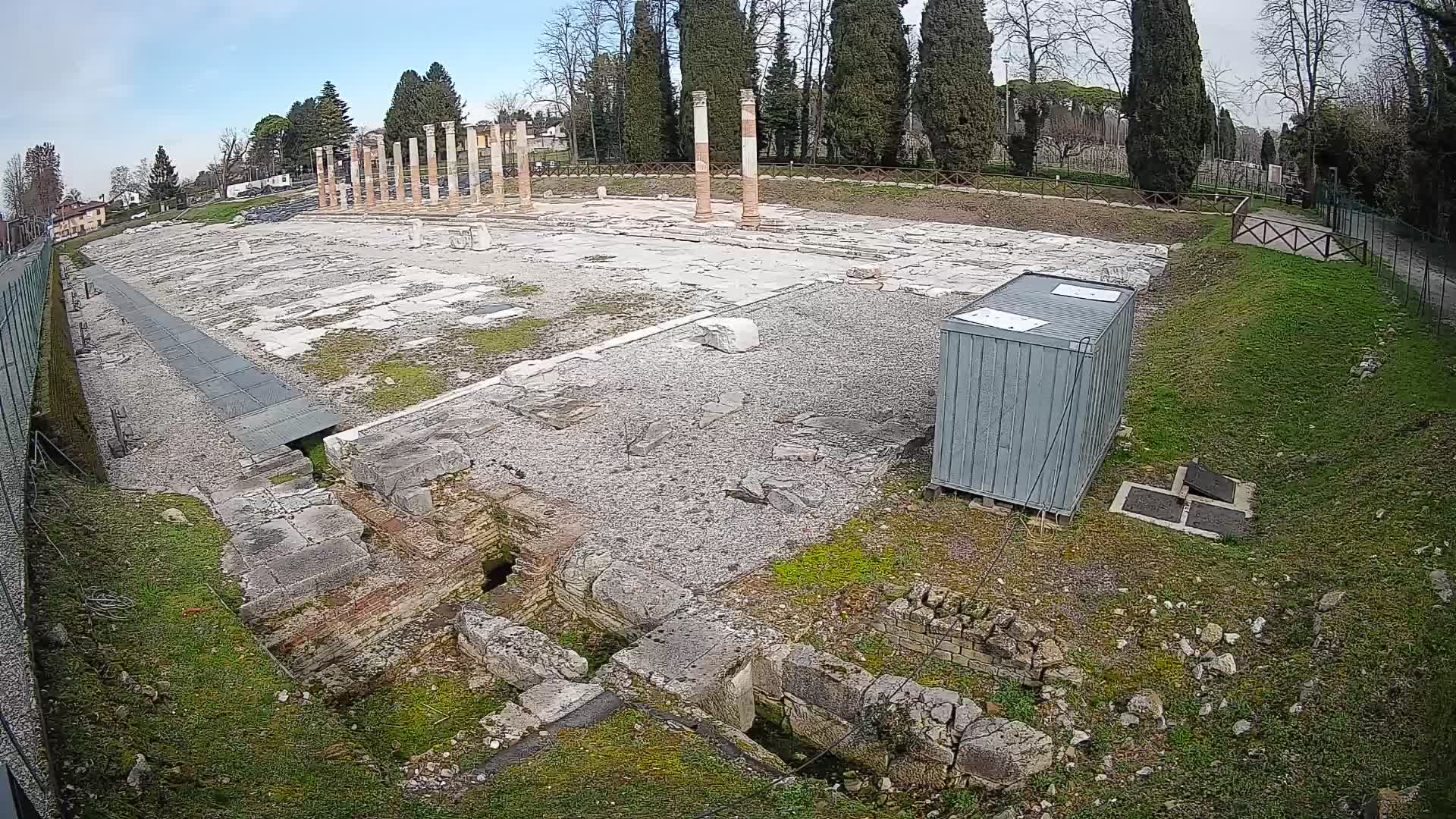 Webcam du Forum Romain d’Aquilée – Vue en direct du site antique