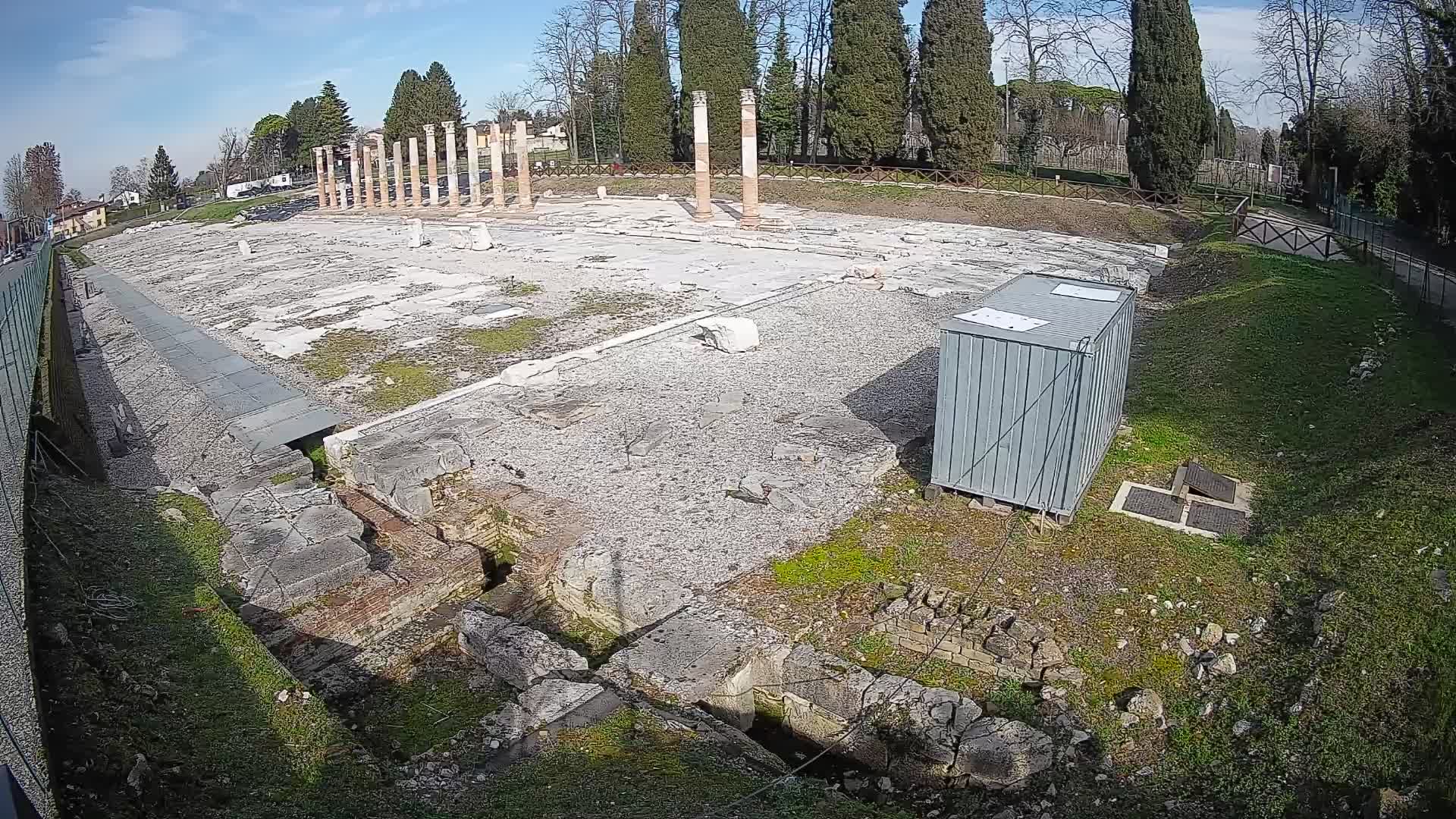 Webcam Foro Romano de Aquileia – Vista en vivo del Foro Romano