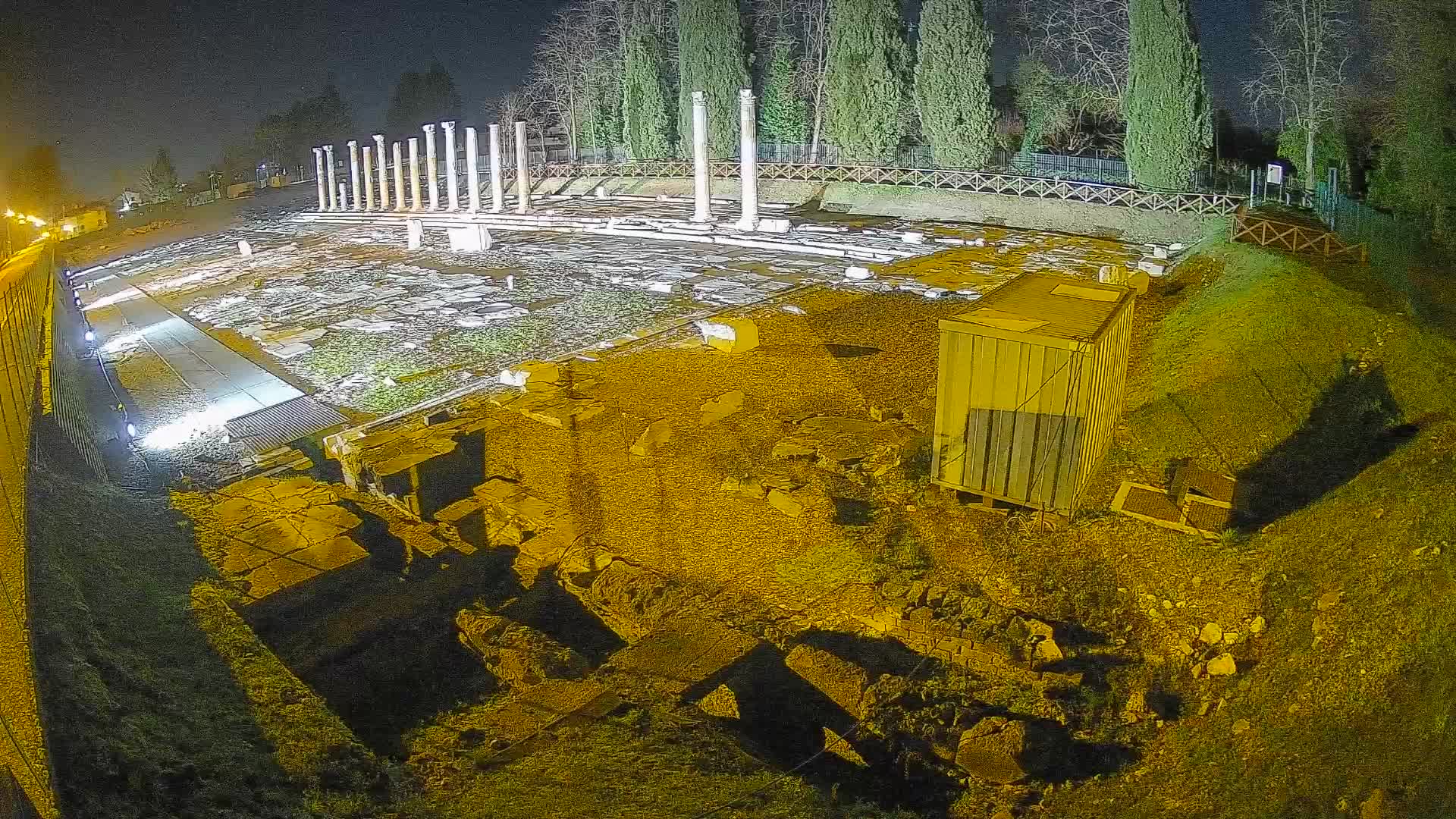 Webcam Forum Romanum von Aquileia – Liveblick auf das antike Zentrum