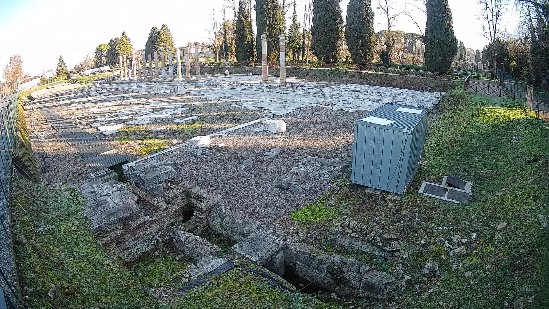 Webcam du Forum Romain d’Aquilée – Vue en direct du site antique