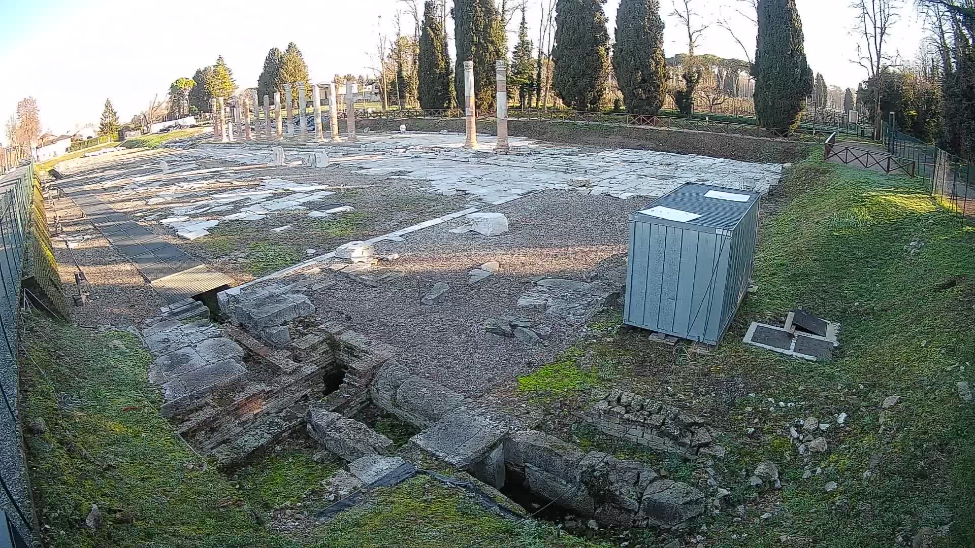 Webcam Forum Romanum von Aquileia – Liveblick auf das antike Zentrum