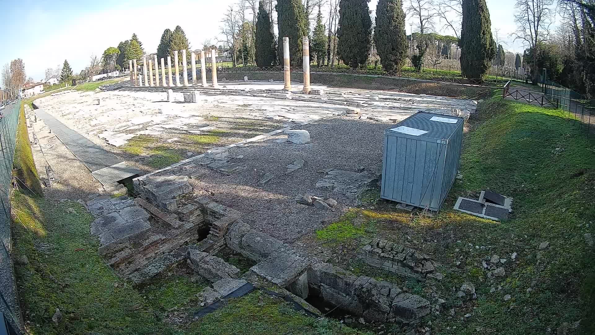 Webcam Foro Romano de Aquileia – Vista en vivo del Foro Romano