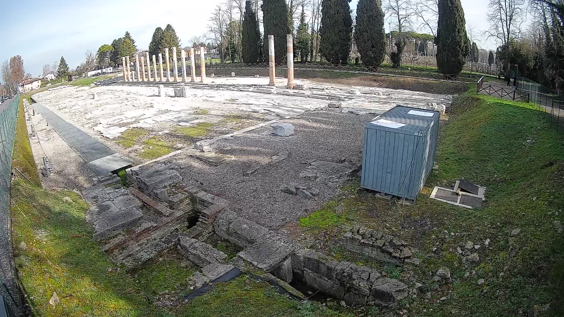 Webcam Forum Romanum von Aquileia – Liveblick auf das antike Zentrum