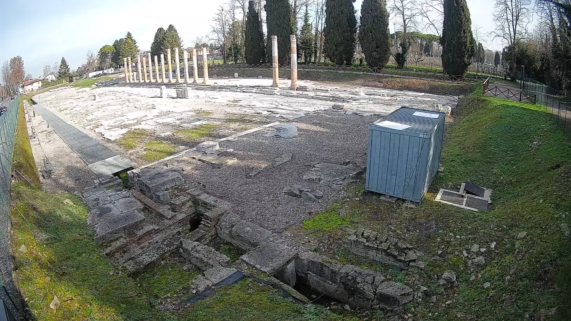 Webcam Forum Romanum von Aquileia – Liveblick auf das antike Zentrum