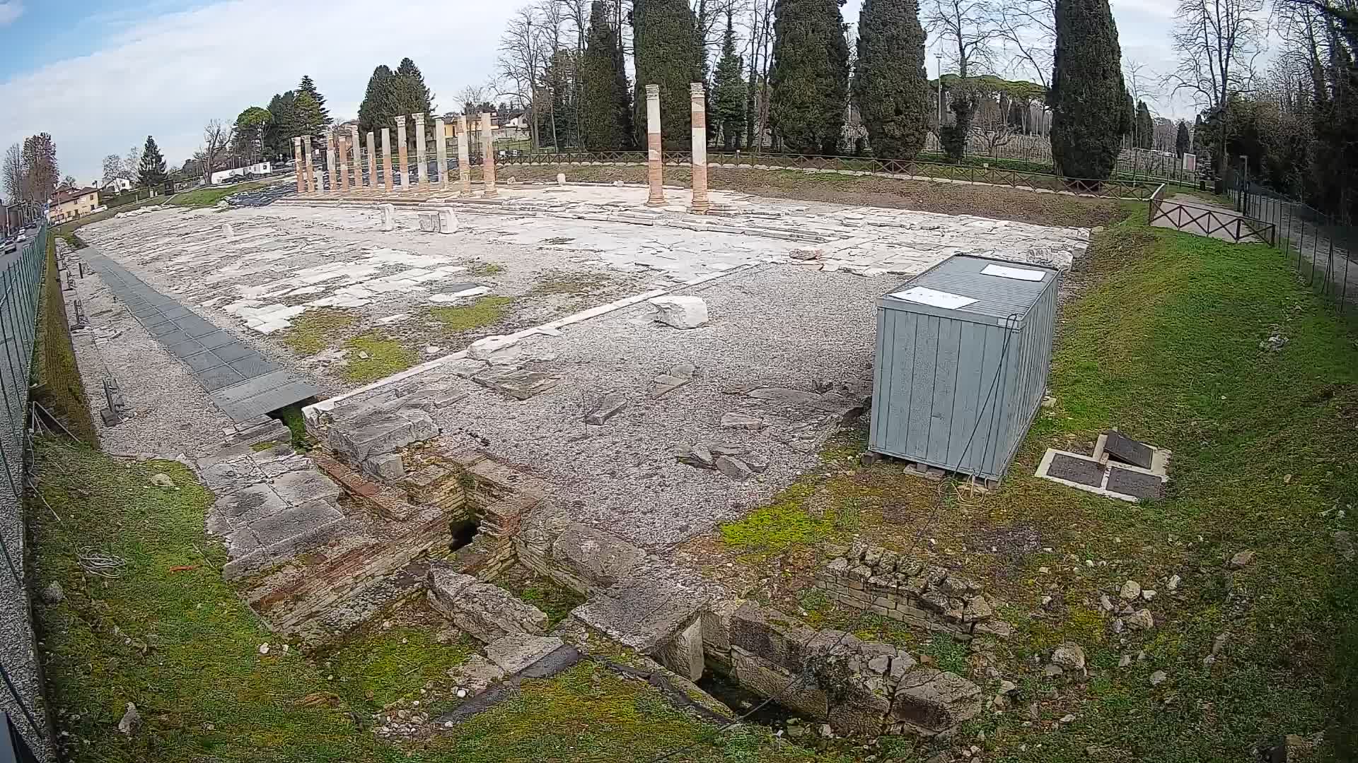 Webcam Foro Romano di Aquileia – Live View of the Ancient Roman Forum