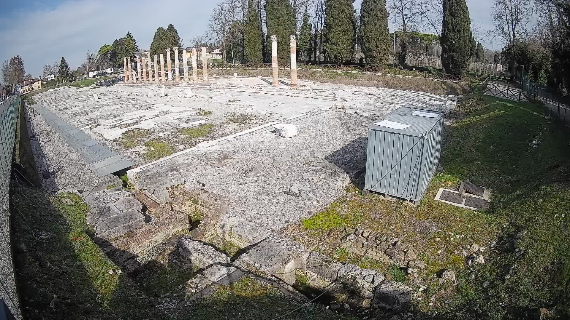 Webcam Forum Romanum von Aquileia – Liveblick auf das antike Zentrum