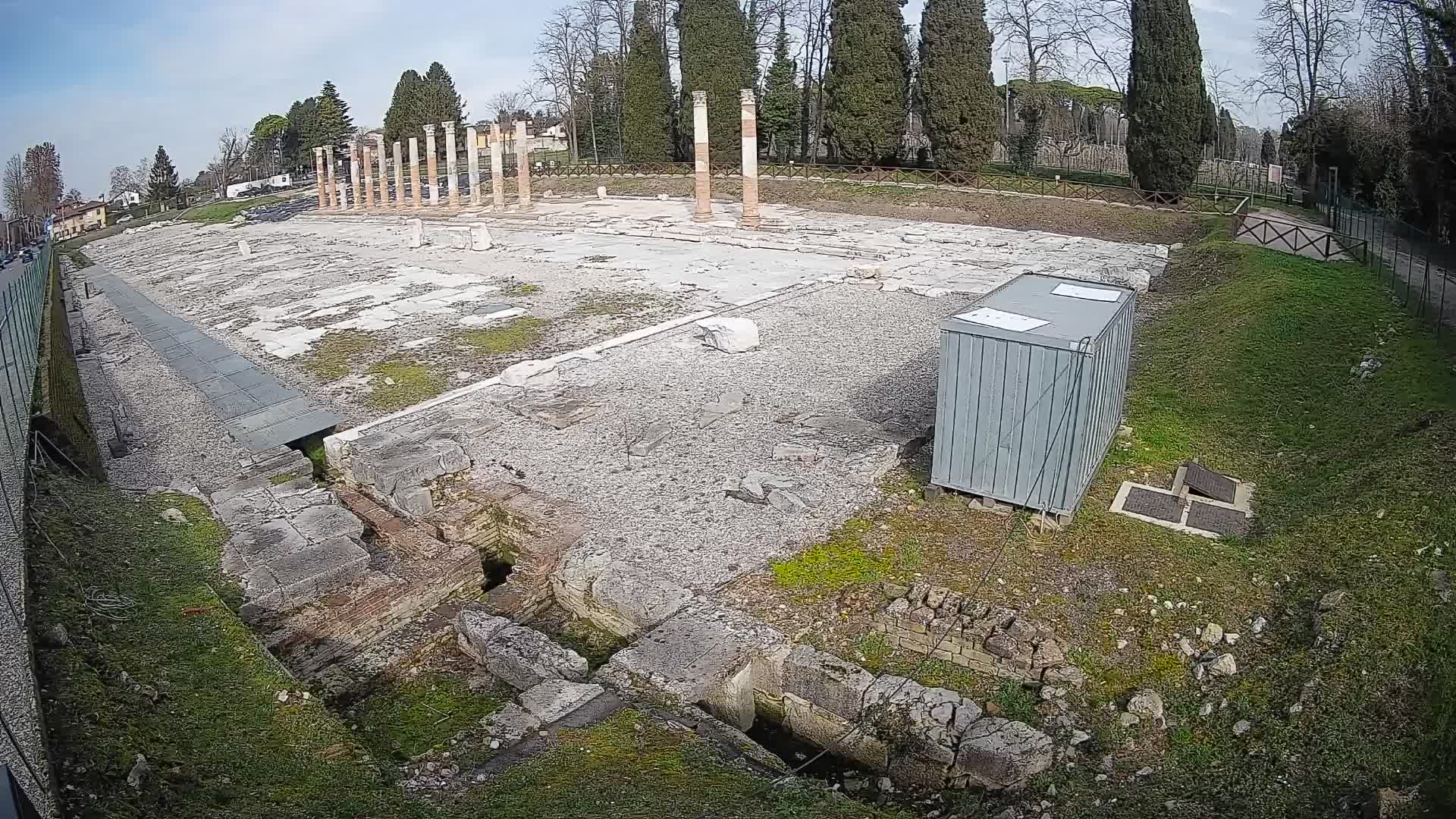 Webcam Forum Romanum von Aquileia – Liveblick auf das antike Zentrum