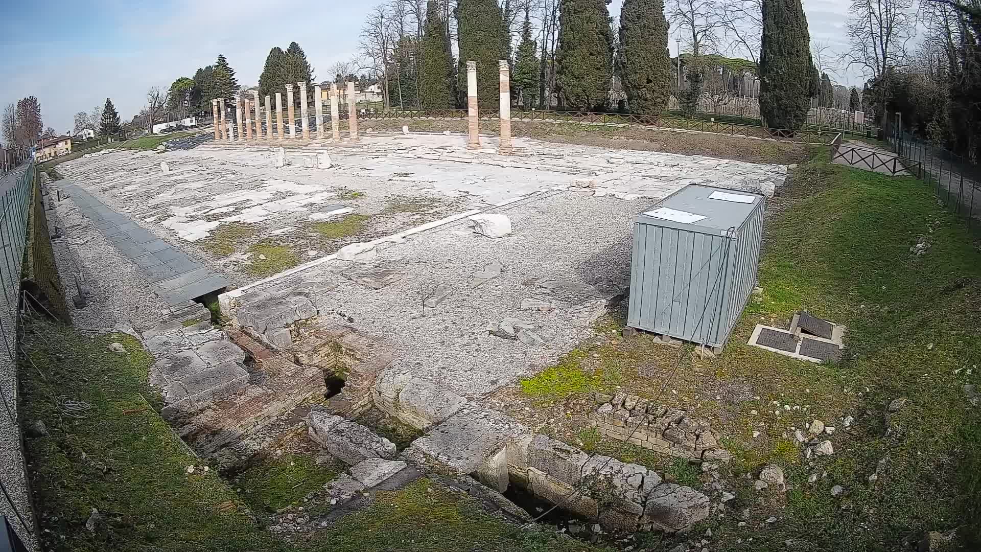 Webcam Forum Romanum von Aquileia – Liveblick auf das antike Zentrum