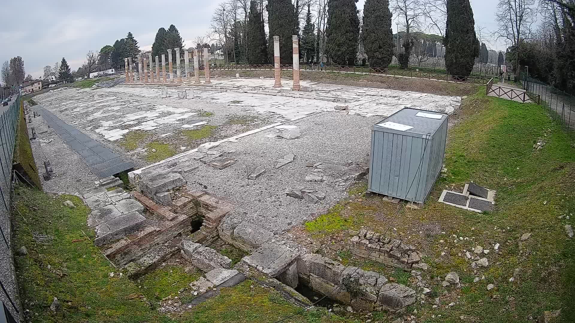 Webcam Foro Romano de Aquileia – Vista en vivo del Foro Romano